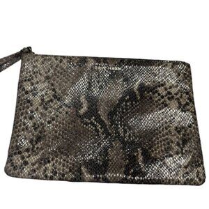 Cole Haan Snake Python Print Wristlet